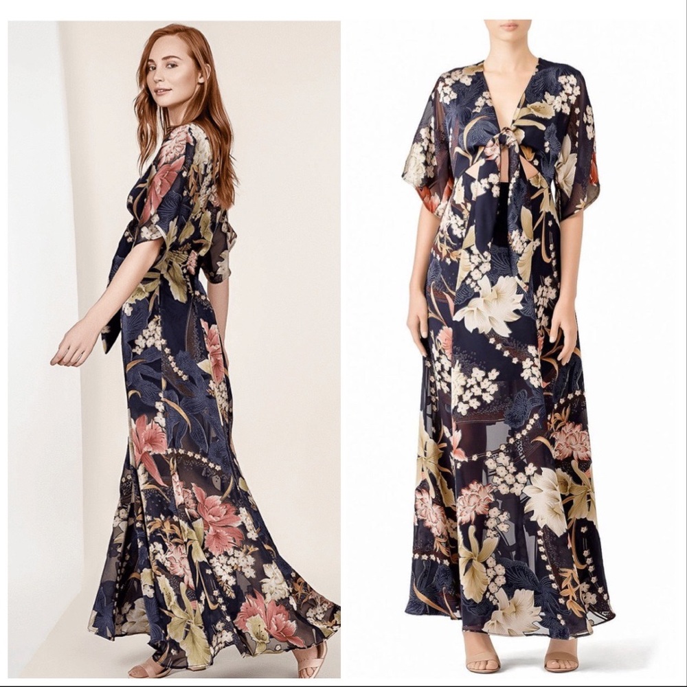 Anthropologie Hutch Floral Kayla Maxi